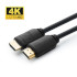 MicroConnect HDMI 2.0 4K, 60Hz, 18Gb/s, svart 2m MicroConnect HDMI 2.0 4K, 60Hz, 18Gb/s, svart 2m